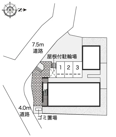 ★手数料０円★西宮市上ケ原八番町　月極駐車場（LP）